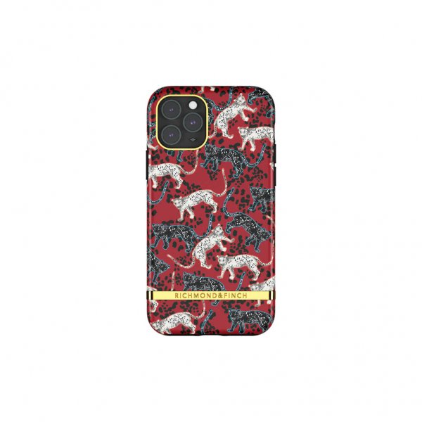 Richmond & Finch iPhone 11 Pro -suojakuori Samba Red Leopard