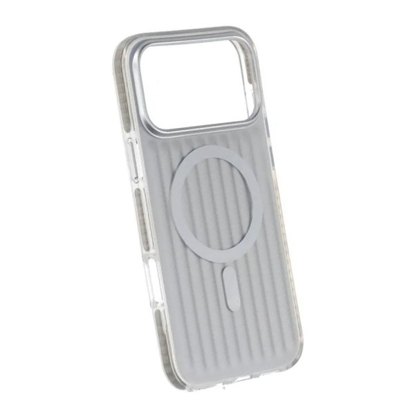 iPhone 17 Pro Max Kuori Uurrettu MagSafe Hopea