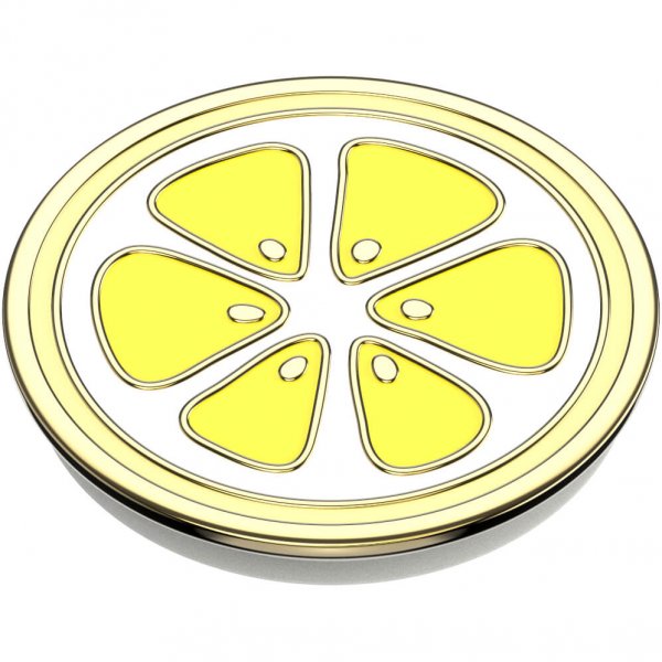 Popsockets PopGrip Enamel Lemon Slice Yellow