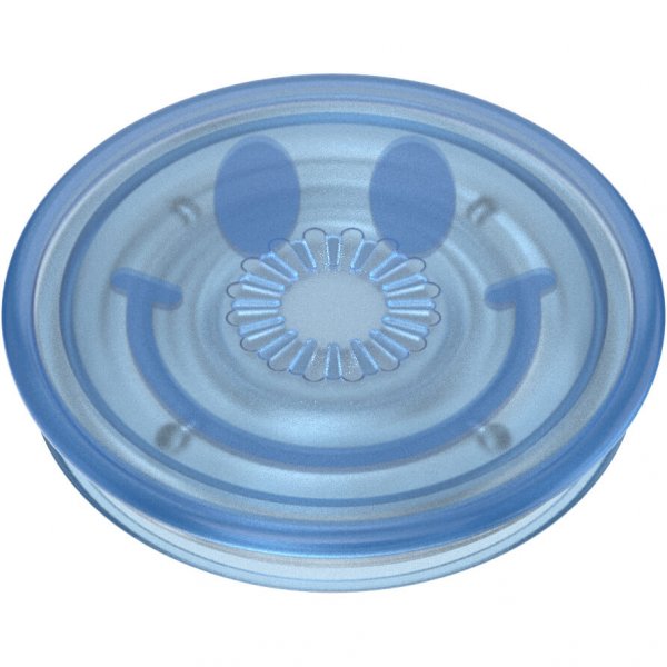 Popsockets PopGrip Plantcore Happy Blues Läpikuultava