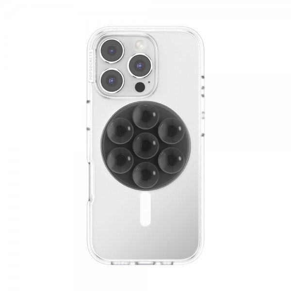 Popsockets MagSafe Suck-Up Grip & Mount läpikuultava musta