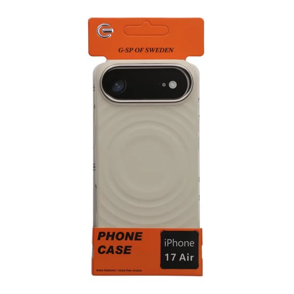 iPhone Air -suojakuori silikonia MagSafe beige