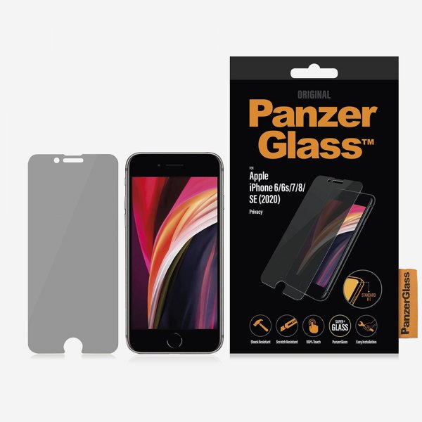 PanzerGlass iPhone 6/6S/7/8/SE Näytönsuoja Privacy Standard Fit