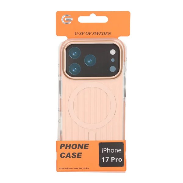 iPhone 17 Pro Kotelo Aaltopahvi MagSafe Vaaleanruskea