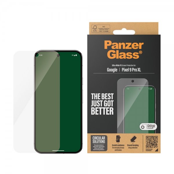 PanzerGlass Google Pixel 9 Pro XL -näytönsuoja Ultra-Wide Fit