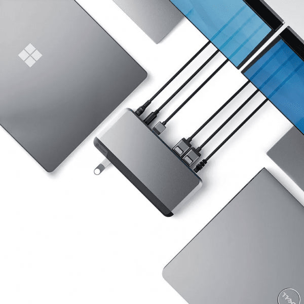 ALOGIC Prime MX2 USB-C kahden näytön DP 100 W PD -telakointiasema
