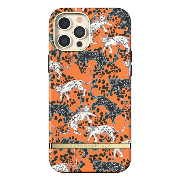Richmond & Finch iPhone 12 Pro Max -suojakuori, Orange Leopard