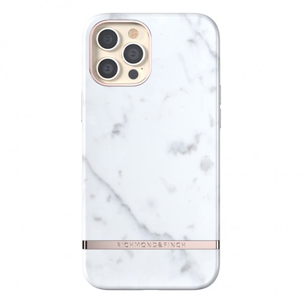 Richmond & Finch iPhone 12 Pro Max -suojakuori White Marble