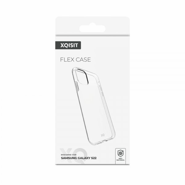 Xqisit Samsung Galaxy S22 Kuori Flex Case Läpinäkyvä