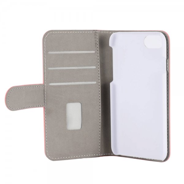Gear iPhone 6/6S/7/8/SE Suojakotelo korttipaikalla Ruusunpunainen