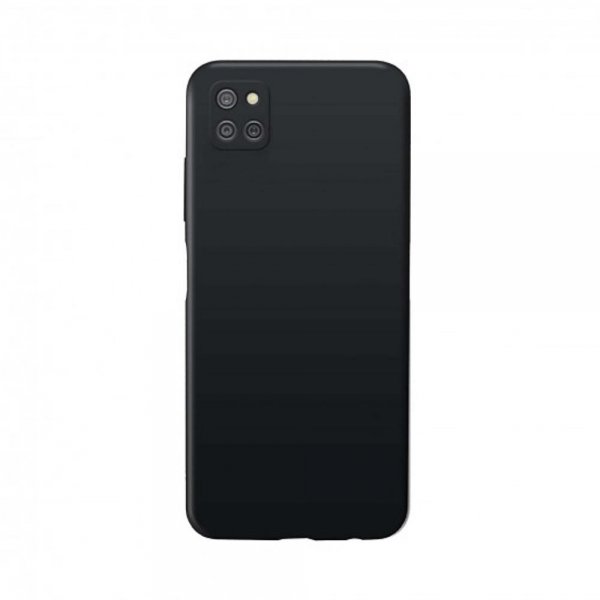 Xqisit Samsung Galaxy A03 -kuori, silikonikuori, musta