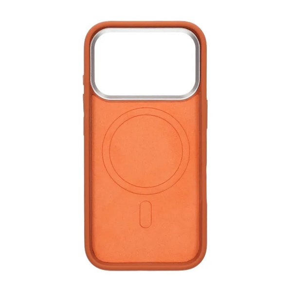iPhone 17 Pro Max Silikonikuori MagSafe Oranssi