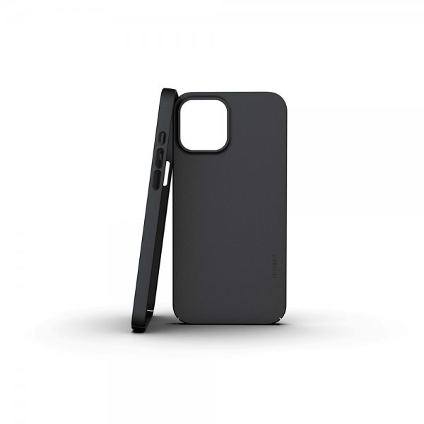 Nudient iPhone 12 Pro Max -kuori Thin Case V3 MagSafe Ink Black