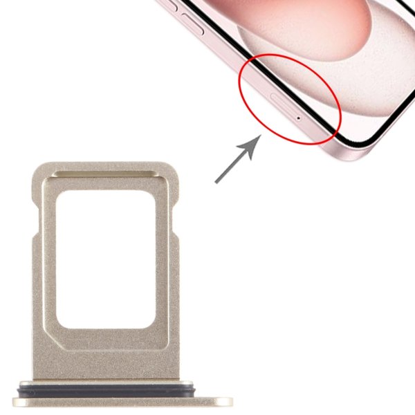 iPhone 15 ja 15 Plus Max SIM-korttipidin – Keltainen