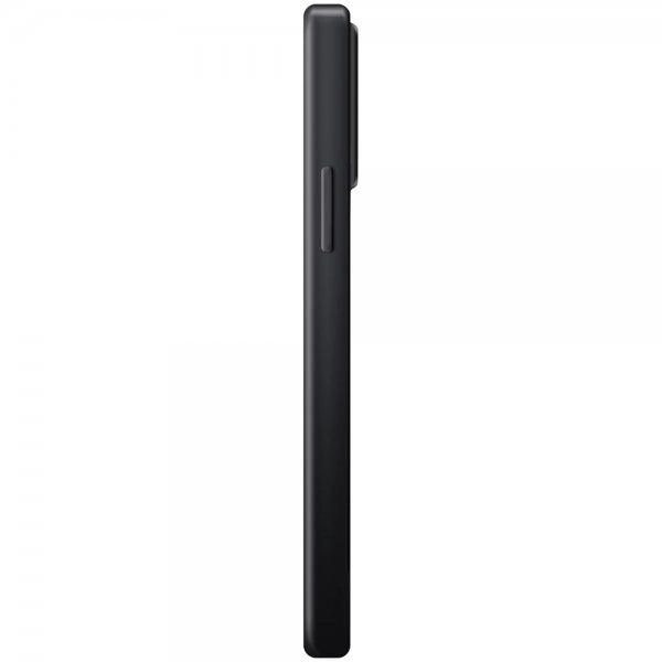 Xqisit iPhone 14 Plus -silikonikuori MagSafe - Musta
