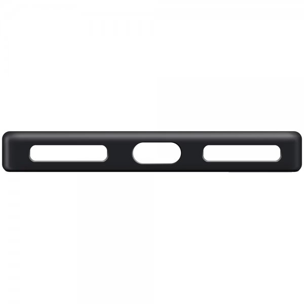 Xqisit iPhone 14 Plus -silikonikuori MagSafe - Musta