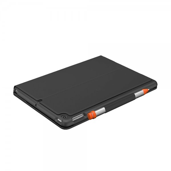 Logitech iPad 10.2 (7./8./9. sukupolvi) näppäimistökotelo Slim Folio, pohjoismainen harmaa