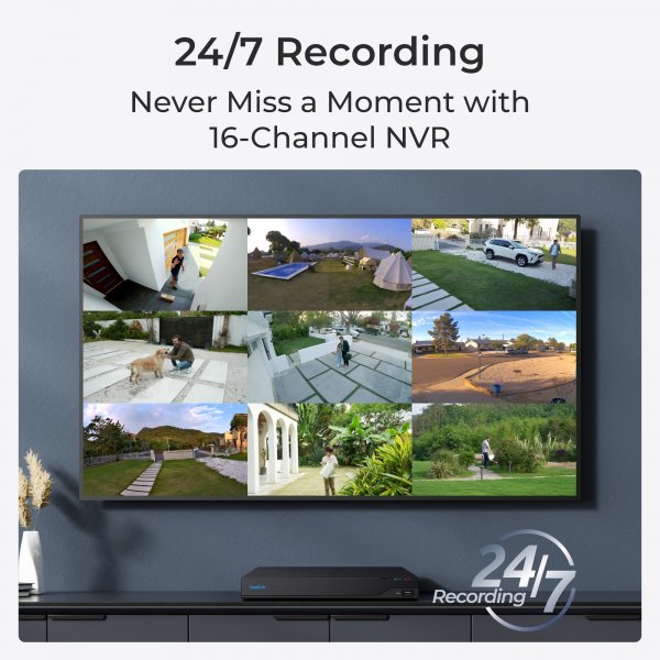 Reolink NVS16 (RLN16-410) 16-kanavainen PoE NVR