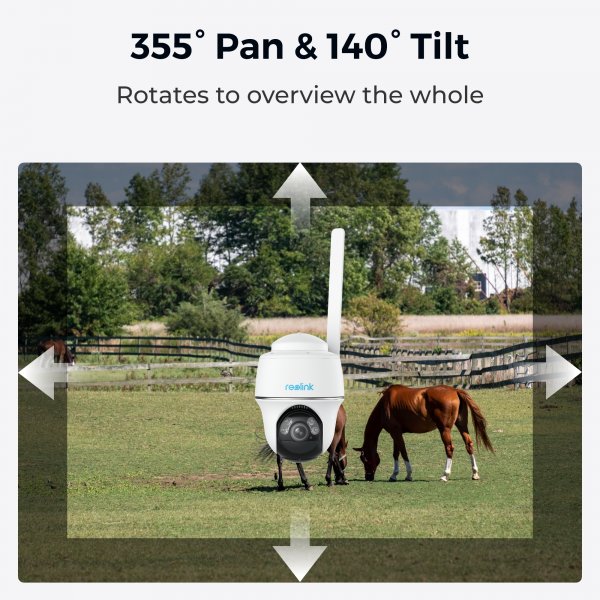 Reolink Go PT Plus (G430) Akkukamera ulkokäyttöön