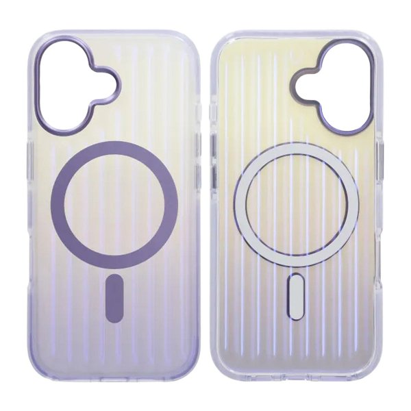 iPhone 17 Kuoret Aaltopahvi MagSafe Vaalea Lila
