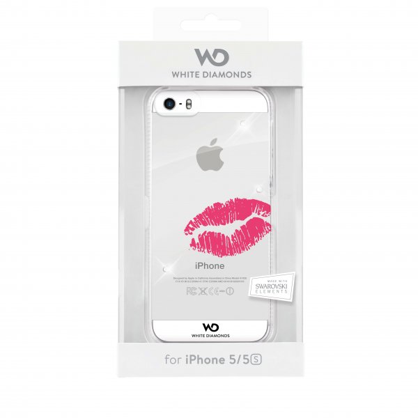 White Diamonds iPhone 5/5S/SE 2016 Kuori Lipstick Kiss