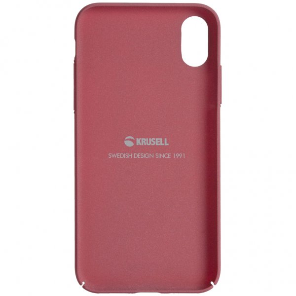 Krusell iPhone X/Xs -kuoret Sandby Cover Rust