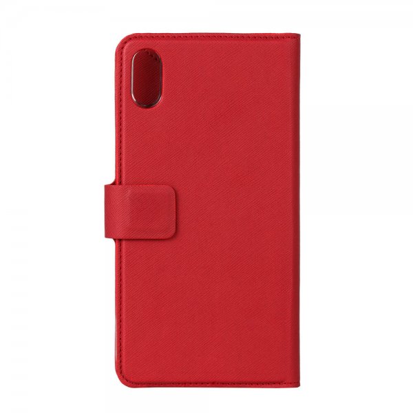 Onsala iPhone Xs Max -suojakuori Fashion Edition Irrotettava kuori Saffiano Punainen