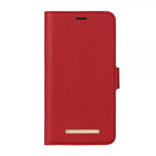 Onsala iPhone Xr -suojakuori Fashion Edition Irrotettava kuori Saffiano Red