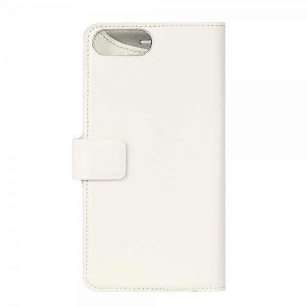 Onsala iPhone 6/6S Plus/iPhone 7 Plus/iPhone 8 Plus -suojakotelo, Fashion Edition, irrotettava kuori, Saffiano, valkoinen