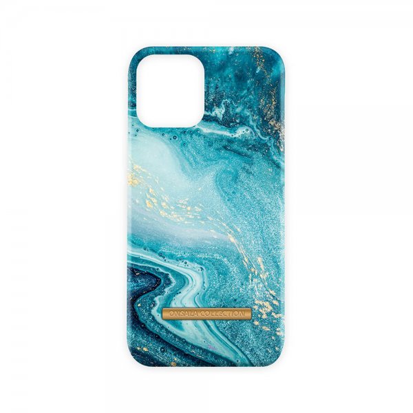 Onsala iPhone 13 Pro Max -suojakuori Fashion Edition Blue Sea Marble