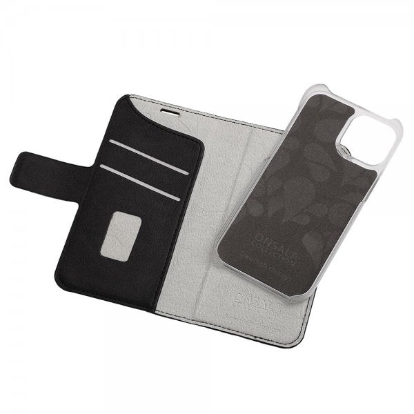 Onsala iPhone 13 Mini Suojakotelo Fashion Edition Irrotettava Kuori Midnight Black