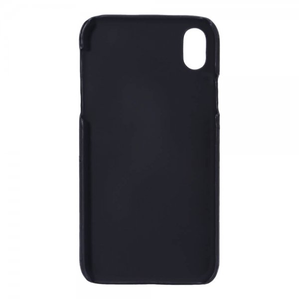 Onsala iPhone Xr -suojakuori, jossa korttipaikka, musta
