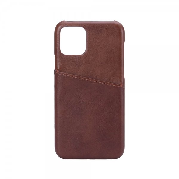 Onsala iPhone 11 Pro -suojakuori, jossa korttipaikka, ruskea
