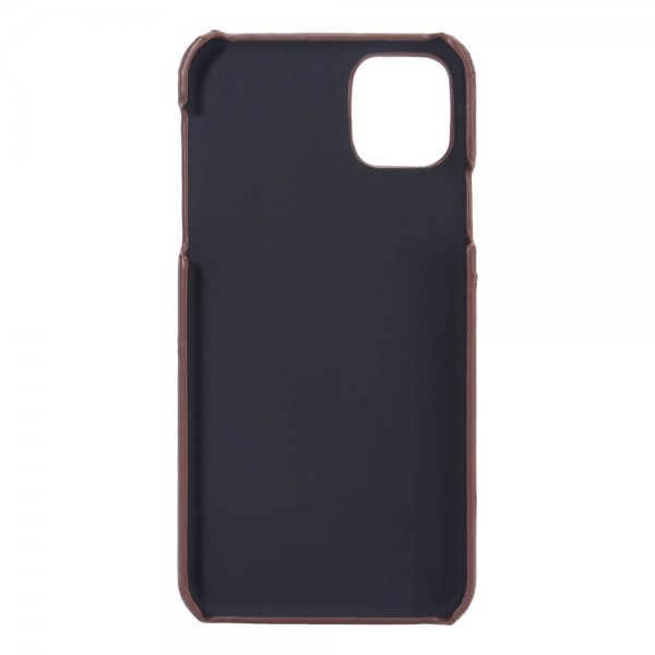 Onsala iPhone 11 Pro Max -kuoret korttipaikalla, ruskea