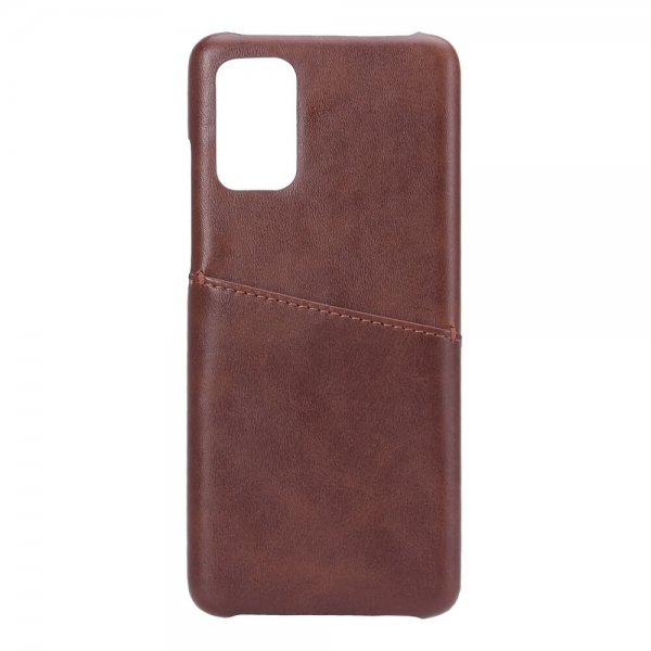 Onsala Samsung Galaxy S20 Plus -suojakotelo korttipaikalla, ruskea