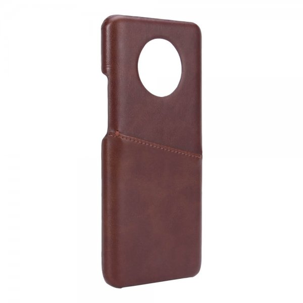 Onsala OnePlus 7T Kuori korttipaikalla Ruskea