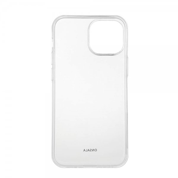 Onsala iPhone 13 Mini -kuori, kierrätetty TPU, läpinäkyvä
