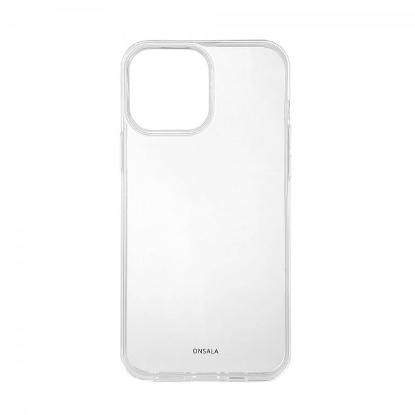 Onsala iPhone 13 Pro Max -kuori, kierrätetty TPU, läpinäkyvä