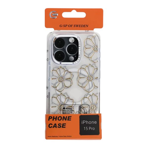 iPhone 15 Pro Kuoret Kuvio MagSafe Kukat