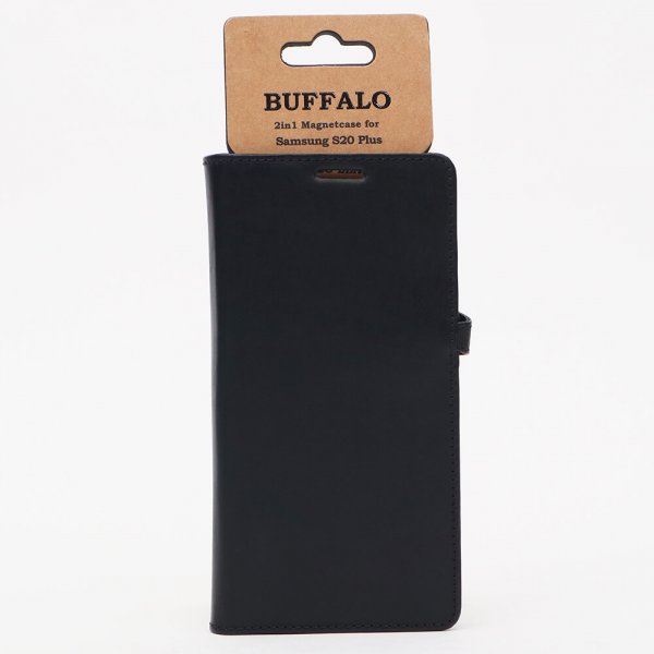 Buffalo Samsung Galaxy S20 Plus 2in1 Magneettikotelo Musta