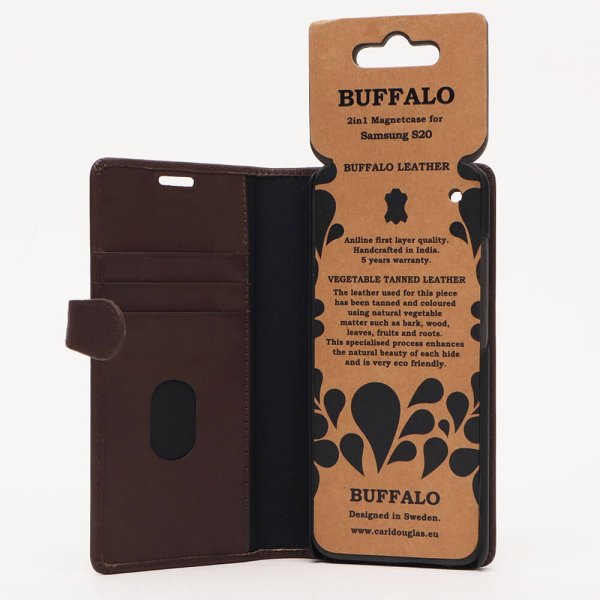 Buffalo Samsung Galaxy S20 Kotelo 2in1 Magneettikotelo Ruskea