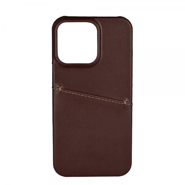 Buffalo iPhone 13 Pro -kuoret takakansi korttitaskulla, ruskea