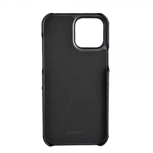 Buffalo iPhone 13 Pro Max Suojakuori Korttipaikalla Musta
