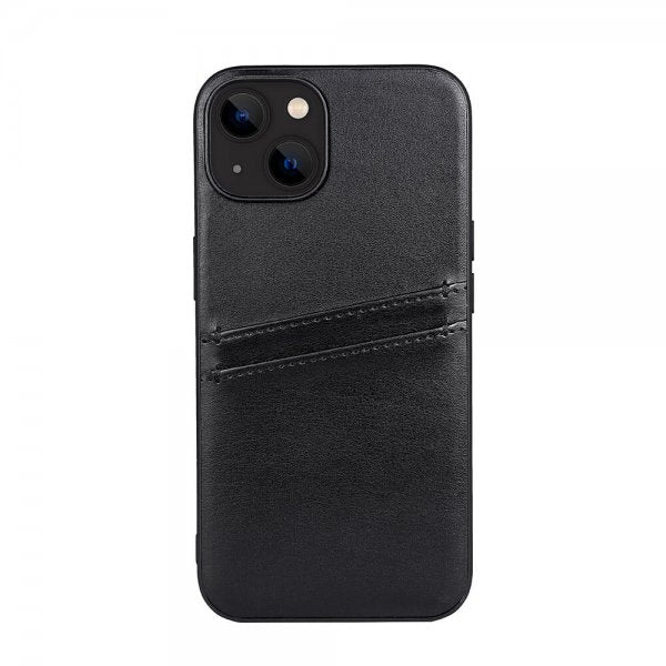 Buffalo iPhone 13/14 Kuori Takakansi Korttipaikoilla Musta