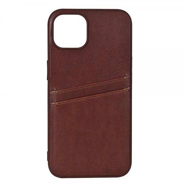Buffalo iPhone 12/iPhone 12 Pro Kuori Takakuori Korttipaikoilla Ruskea