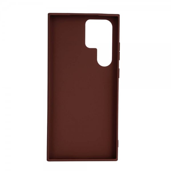 Buffalo Samsung Galaxy S23 Ultra Suojakuori PU Ruskea