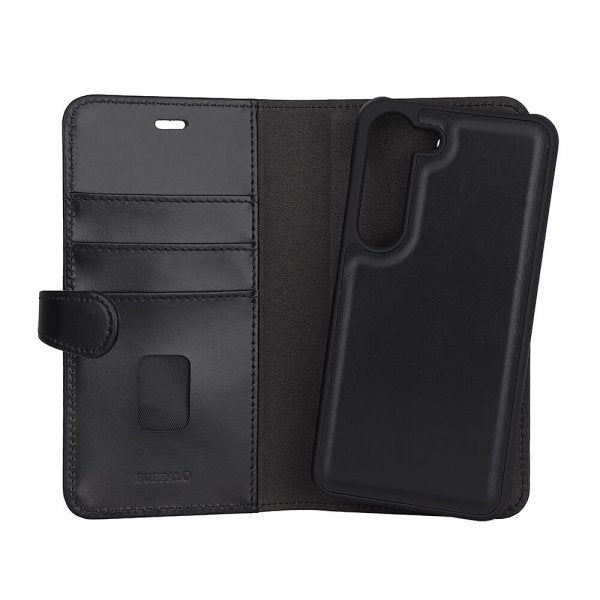 Buffalo Samsung Galaxy S23 Kotelo 2-in-1 Irrotettava Lompakko Musta