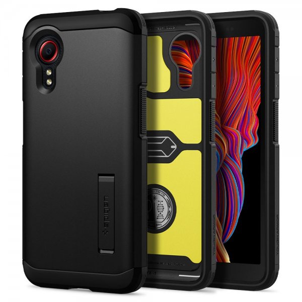 Spigen Samsung Galaxy XCover 5 Suojakuori Tough Armor Musta