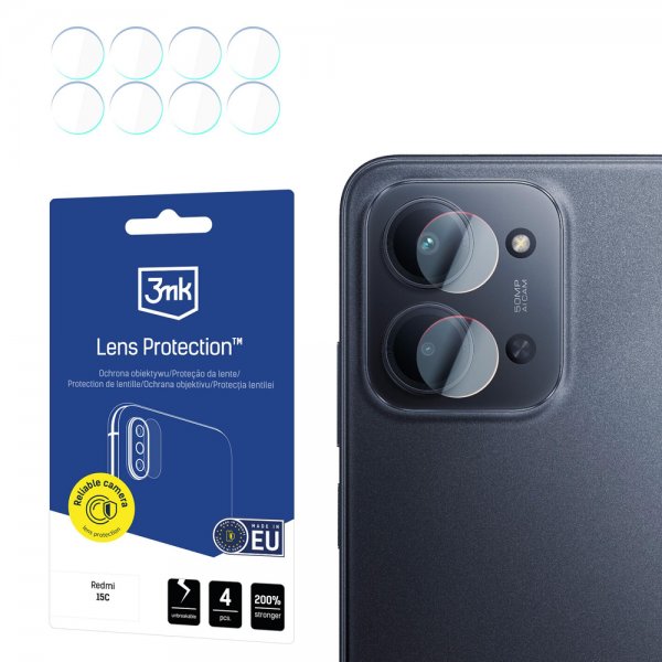 3mk Xiaomi Redmi 15C Kameran linssisuojaus