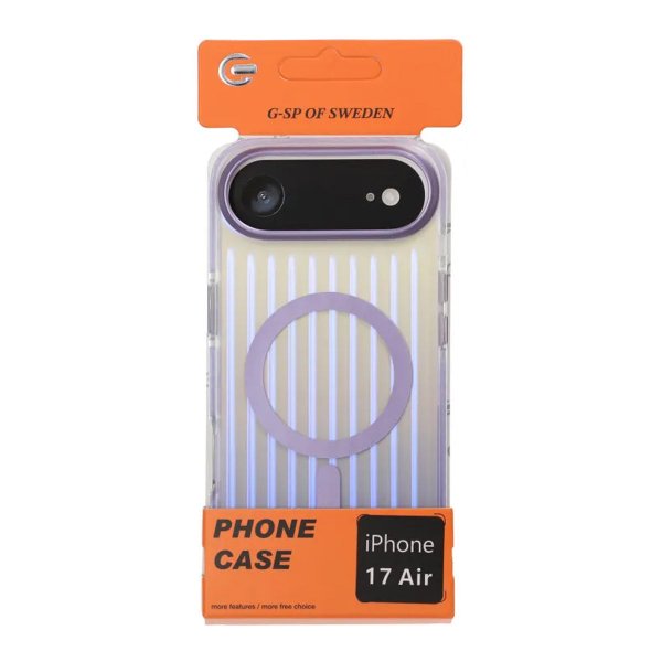 iPhone Air Kuori Aaltopahvinen MagSafe Vaaleanlila
